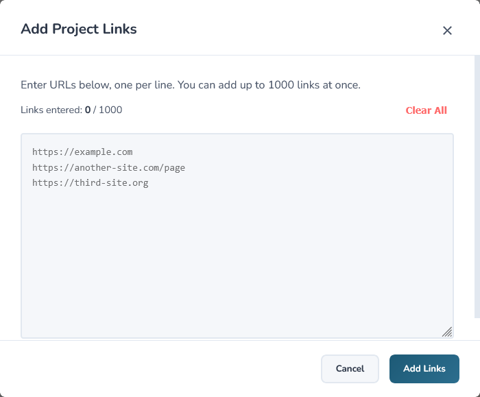 Add Your Coverage Links